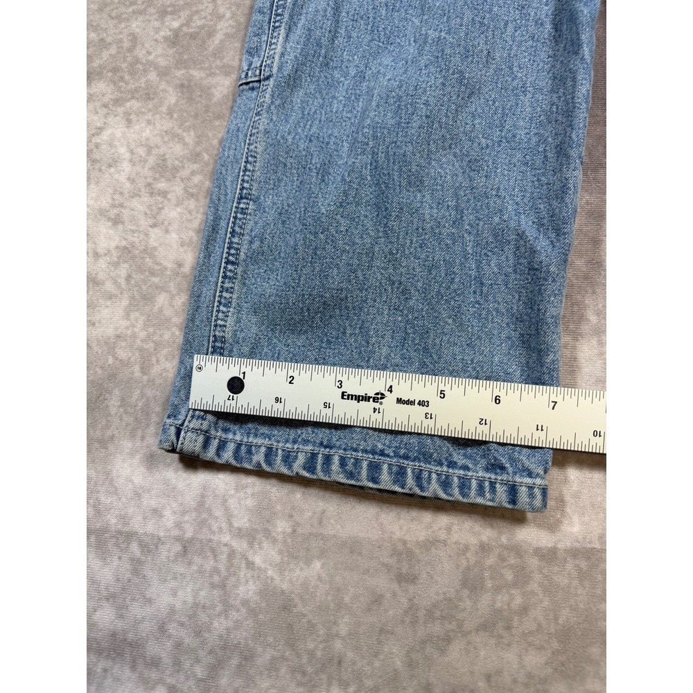 Vintage 1999 Gap Denim Overalls XS Blue Cotton Carpenter Workwear Dungarees - Picture 7 of 14
